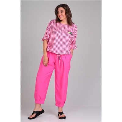Michel chic 1342 розовый, Брюки,  Блуза
