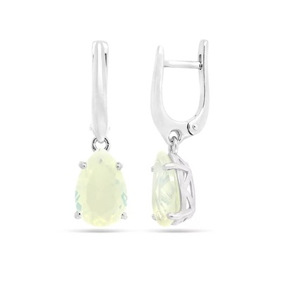 Серьги из серебра лунный камень, Ю-200М45