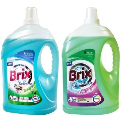 Гель для стирки белья "BRIX", 4,3 кг