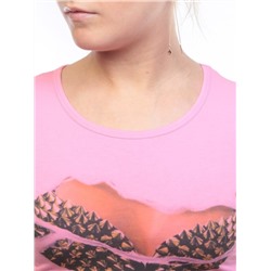 A1905105 Футболка женская (95 % хлопок, 5% спандекс) размер свободный 42/44