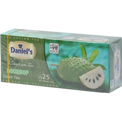 Daniel's. Soursop Green Tea 50 гр. карт.пачка, 25 пак.