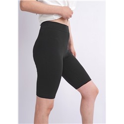 CLE LSH001у Шорты жен. ЧБ база, чёрный, Таблица размеров на женскую одежду «ЭЙС», «ТЕТ-а-ТЕТ» и «CLEVER WEAR» из трикотажа, Таблица размеров на женскую обувь