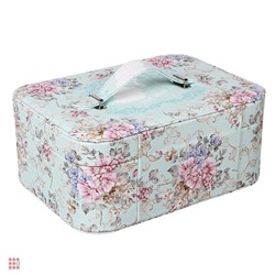 LADECOR Шкатулка для украшений с зеркалом, съемный ярус с секциями, 25, 5х18, 5х11см