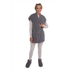 Жилет женский WOOL цвет СЕРЫЙ