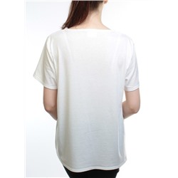859 Футболка женская (65% хлопок, 35% полиэстер) размер свободный 46-48