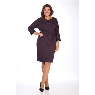 Lady Style Classic 2676/1 фиолетовый_с_черным, Платье