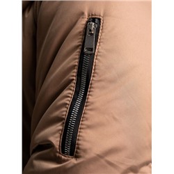 Бомбер-пилот бежевый