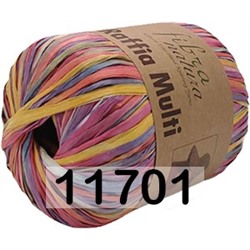 Пряжа Fibra Natura Raffia Multi