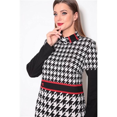 Koketka i K 893 черный+белый, Платье