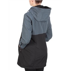 FY-197 AQUAMARINE/BLACK Ветровка женская АЛИСА (65% хлопок, 35% полиэстер) размер 52