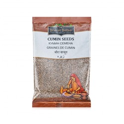 CUMIN whole SEED, Bharat Bazaar (КУМИН СЕМЕНА, Бхарат Базар), 100 г.