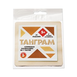 Игра головоломка деревянная «Танграм» (малая)