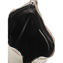 Сумка женская натуральная кожа GU 163-8515,  1отд+карм/перег,  плеч/ремень,  серый 256841