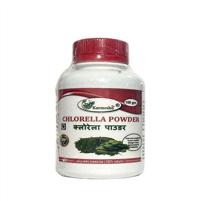 CHLORELLA POWDER, Karmeshu (ХЛОРЕЛЛА ПОРОШОК, Кармешу), 100 г.