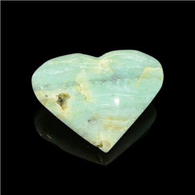 Сердце из амазонита 57*45*23мм, 63г