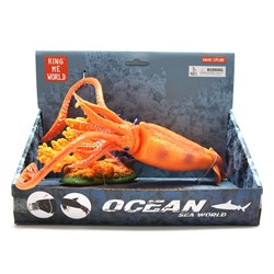 06 Набор Морские обитатели  (кальмар, кораллы) (подв.эл.)  25*18см / коробка 5501 АКЦИЯ! СКИДКА 50%