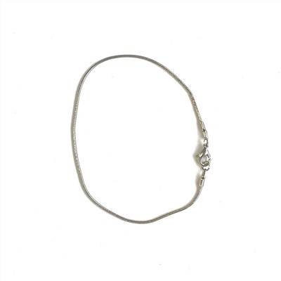 Цепочка на руку (серебристая, металл, 18 см.), 1 шт.