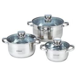 Набор посуды Maestro 6 пр. MR-2220-6L кастрюли: 1.5 л, 3 л, 5 л