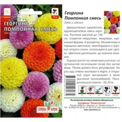 Цв.Георгина Помпонная смесь (Сем.Алтая) 0,2г