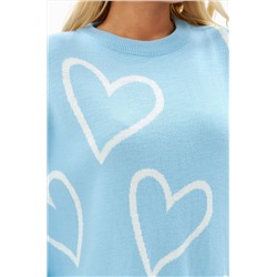 Женский удлиненный свитер оверсайз Happyfox