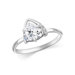 Кольцо из серебра куб.циркон., В10-0225г