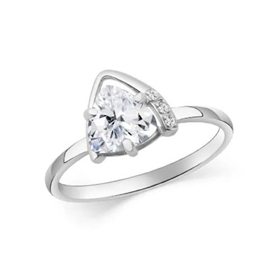 Кольцо из серебра куб.циркон., В10-0225г