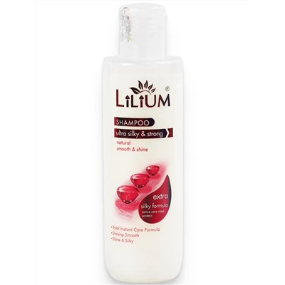 Shampoo ULTRA SILKY & STRONG, Lilium (Шампунь для УЛЬТРА ШЕЛКОВИСТЫХ И СИЛЬНЫХ  ВОЛОС, Лилиум), 200 мл.