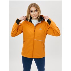 Ветровка MTFORCE женская softshell оранжевого цвета 22007O