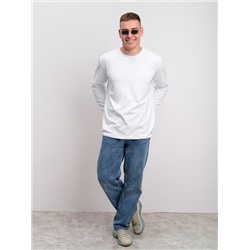 Лонгслив мужской белый