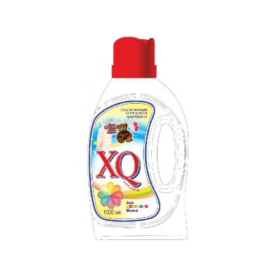 Средство моющее синтетическое гелеобразное «XQ» для детского белья, 1л
