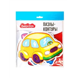 Мягкие пазлы-контуры для малышей «Игрушки» серия Baby Toys