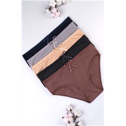 Женские трусы-слипы с высокой посадкой 5шт. Happyfox