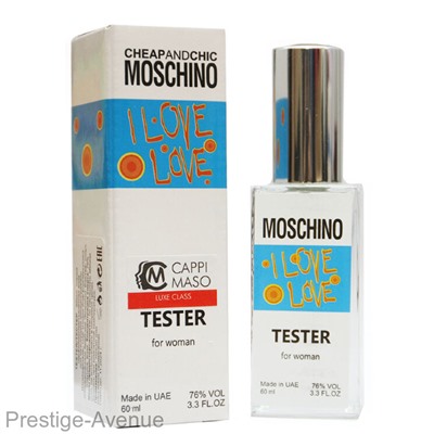 Тестер Moschino "Cheap and Chic I Love Love" for women 60 ml ОАЭ