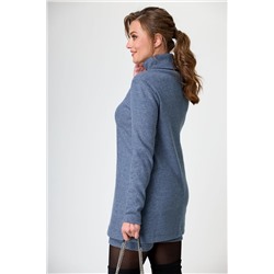 T&N 7317 синий_меланж, Туника,  Шорты