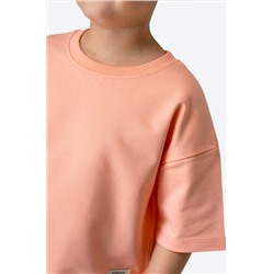 Костюм оверсайз из футера двухнитки для девочки Bonito