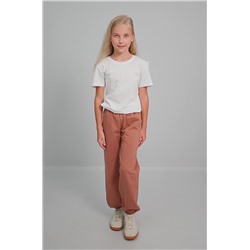 Брюки джоггеры из футера для девочки Happyfox