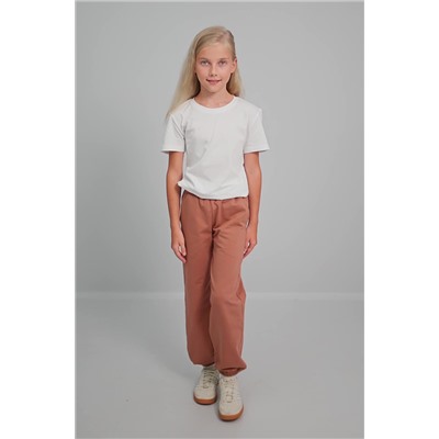 Брюки джоггеры из футера для девочки Happyfox