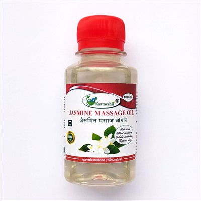 JASMINE MASSAGE OIL, Karmeshu (ЖАСМИН массажное масло, Кармешу), 100 мл.