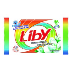 Liby. Мыло для стирки белое с кокосовым маслом, 246г
