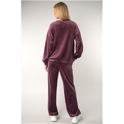 Женский велюровый костюм оверсайз Happyfox