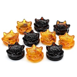 Шашки "Кошки - мышки" 27*28мм цв.медовый, кофейный