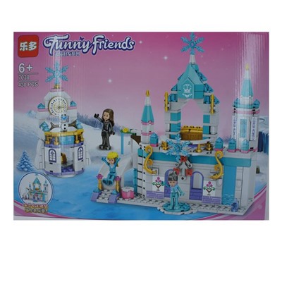 Конструктор Funny Friends Замок принцессы 430дет. 48*35см / коробка 7038