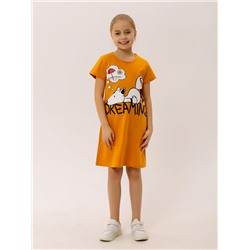 Платье ФЛ-3 "Мульти" горчичный