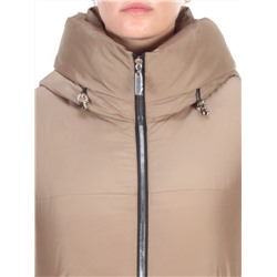 GWD21533P DARK BEIGE Пальто зимнее женское PURELIFE (200 гр .холлофайбер) размеры 46-48-50-52-54
