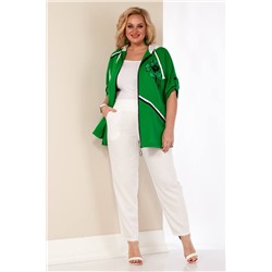 Shetti 4049 зеленый, Брюки,  Блуза