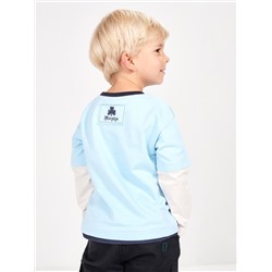 Свитшот UD 0227 беж/голуб