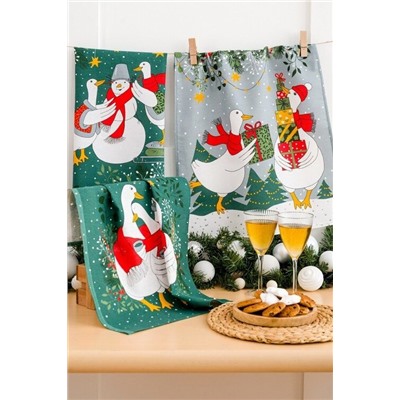 Полотенце 50*60 см. "Почудим" рогожка хлопок 100%