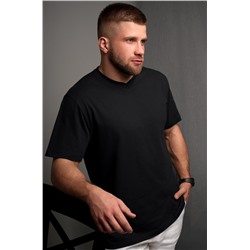 Мужская футболка больших размеров c V-вырезом Happyfox