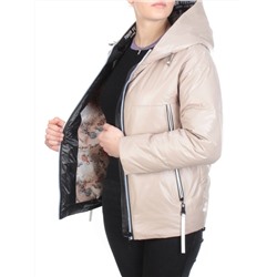 8278 BEIGE Куртка демисезонная женская BAOFANI (100 гр. синтепон) размер 52