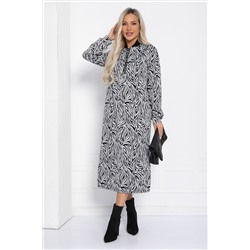 Платье Белые ночи (черно-белое) П12305-19